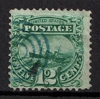 1869 12C United States (Sc. 117, Used, CV$130)