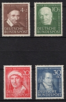 1951 German Federal Republic, Germany (Mi. 143 - 146, Full Set, CV $40)