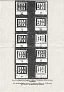 1945 GLAUCHAU Local Issue, Germany, Official Stamps (Mi. 20 - 29, Full Set, Certificate, Margins, Plate Numbers, CV $720, MNH)