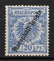 1899 20pf Marshall, German Colonies, Germany (Mi. 4, CV $80)