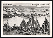 1923-1945 'Nuremberg LA Camp Langwasser', Propaganda Postcard, Third Reich Nazi Germany