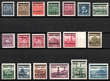 1939 Bohemia and Moravia, Germany (Mi. 1 - 19, Full Set, Signed, CV $160, MNH)