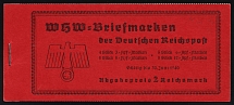 1939 Complete Booklet with stamps of Third Reich, Germany, Excellent Condition (Mi. MH 46, CV $170)