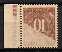 1946 10pf Allied Zone of Occupation, Germany (Mi. 918 var, OFFSET, Margin, MNH)