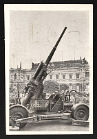 1941 'Machine gun mount on wheels', Propaganda Postcard, Third Reich Nazi Germany