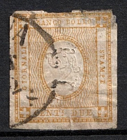 1862 2C Italy (Mi. 13, Used, CV $125)