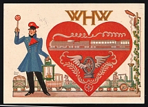 1937 'WHW', Propaganda Postcard, Third Reich Nazi Germany