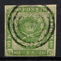 1859 8Sk Denmark (Mi. 8, Used, CV$140)