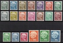 1957 Saar, Germany (Mi. 408 - 428, Full Set, CV $70)