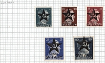 1945 Svitavy, Czechoslovakia, Liberation Issues, Overprints