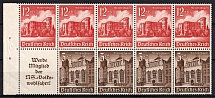 1940 Third Reich, Germany, Se-tenant, Zusammendrucke, Block (Mi. H-Bl. 116 B, Margin, CV $80, MNH)