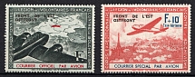 1942 French Legion, Germany, Airmail (Mi. IV - V, Full Set, CV $80, MNH)