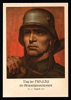 1941 'Day of the NSDAP in the General Government. Krakow', Propaganda Postcard, Third Reich Nazi Germany