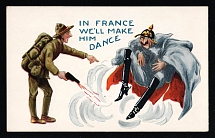 1914-1917 'In France We'll Make Him Dance', Propaganda Collectible