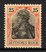 1905-13 25pf German Empire, Germany (Mi. 88 I, CV $70)