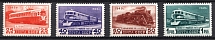 1949 Trains, Soviet Union, USSR, Russia (Square Raster, Full Set)