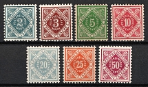 1906-16 Wurttemberg, German States, Germany (Mi. 112-118, Full Set, CV $40)