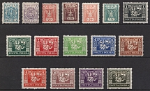 1922 Joining of Eastern Upper Silesia, Poland, Regular Issue (Mi. 1 - 16, Full Set, CV $30)