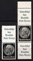 1940-41 Third Reich, Germany, Se-tenants, Zusammendrucke (Mi. S 211 - S 212, CV $100, MNH)