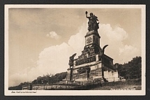 1935 'The National Monument', Propaganda Postcard, Third Reich Nazi Germany