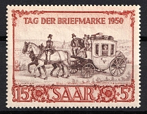 1950 Saar, Germany (Mi. 291, Full Set, CV $110)