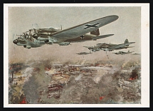 1923-1945 'Stuka Junkers-Ju 87', Propaganda Postcard, Third Reich Nazi Germany