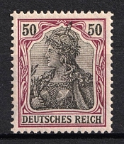 1905-13 50pf German Empire, Germany (Mi. 91 I x, CV $100, MNH)