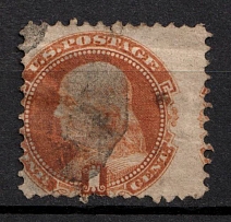 1869 1C United States (Sc. 112, Used, CV $130)