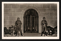 1933-1945 'Tannenberg Memorial Eternal Guard at the Hindenburg Crypt', Propaganda Postcard, Third Reich Nazi Germany