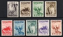 1937 Albania (Mi. 252 - 260, Full Set, CV $70)