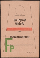 Third Reich, Germany, Pre-Binding Slip for Letters, Field Post Feldpost