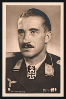 1941 'Colonel Galland', Propaganda Postcard, Third Reich Nazi Germany