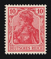 1905-13 10pf German Empire, Germany (Mi. 86 I, MNH)