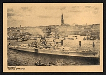 1933-1945 'Battleship “Admiral Graf Spee”', Propaganda Postcard, Third Reich Nazi Germany