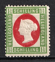 1873 1 1/2s Heligoland, German States, Germany (Mi. 10, CV $90)