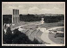 1934 ' The Reich Party Congress in Nuremberg', Propaganda Postcard, Third Reich Nazi Germany