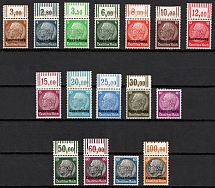 1940 Luxembourg, German Occupation, Germany (Mi. 1 - 16, Full Set, Margins, Plate Numbers, CV $30)