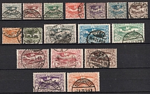 1920 Joining of Upper Silesia, Germany (Mi. 13 - 29, Full Set, Canceled, CV $30)