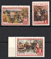 1955 85th of the Birth of Lenin, Soviet Union, USSR, Russia (Full Set, MNH)