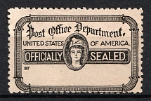 1919 Post Office Seal, United States, USA (Scott OX21, Black, Perf. 12)