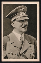 1941 'Adolf Hitler', Propaganda Postcard, Third Reich Nazi Germany