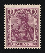 1905-13 60pf German Empire, Germany (Mi. 92 I a, CV $1,000, MNH)