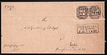 1870 (12 Nov) North Germany, German States, Germany, Cover from Seehausen to Berlin franked with Pair of Official Stamps 1/2gr (Mi. 3, CV $40)