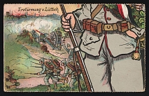 1914-18 'Sturm of Luettig' WWI European Caricature Propaganda Postcard, Europe