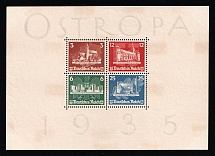 1935 Third Reich, Germany, Souvenir Sheet 'OSTROPA' (Mi. Block 3, CV $1,430)