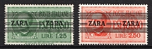 1943 Zadar, German Occupation, Germany (Mi. 37 - 38, Full Set, Signed, CV $420, MNH)