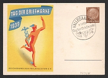 1939 'Stamp Day 1939', Propaganda Postal stationery, Third Reich Nazi Germany