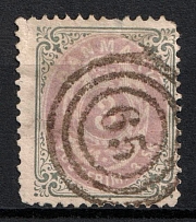 1871 3øre Denmark (Mi. 17 Aa, Used, CV$140)