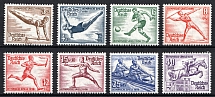 1936 Third Reich, Germany (Mi. 624 - 631, Full Set, Handmade Paper, CV $100, MNH)