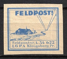 1937-45 Konigsberg, Air Force Post Office LGPA, Red Cross, Military Mail Field Post Feldpost, Germany